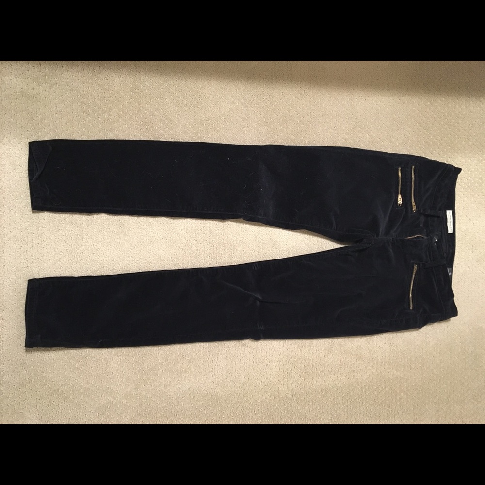 AG 'The Moto Stevie Ankle' Mid Rise Slim Straight